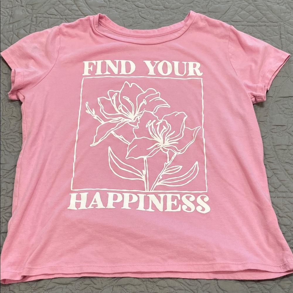 *3 for $10* Old Navy Pink Tee Floral Design S